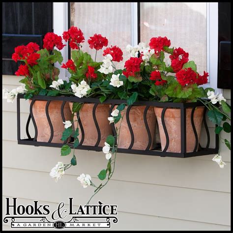 deep metal window boxes|Wrought Iron Window Boxes .